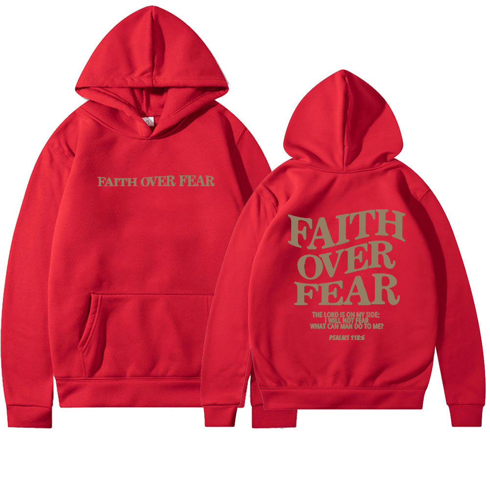 Unisex Faith Over Fear Hoodie